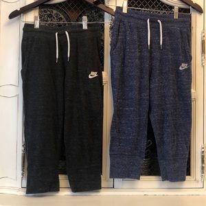 Nike Heather joggers grey and blue comfy !